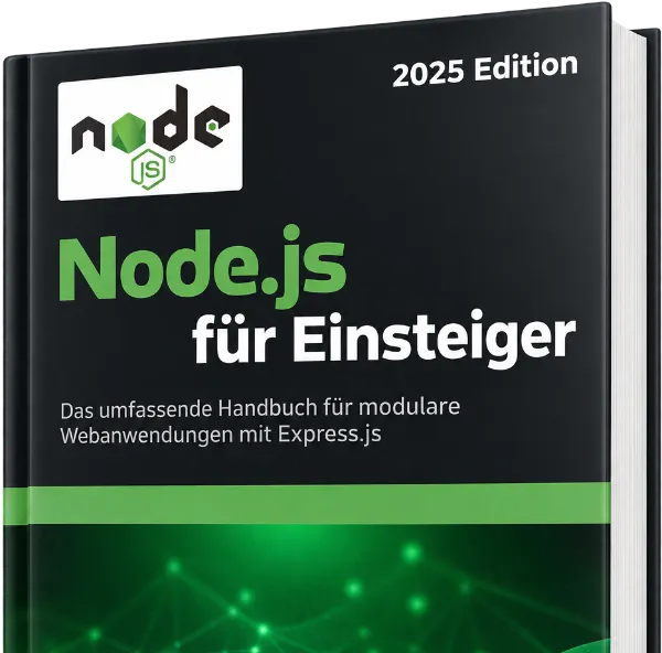 Cover of my Node.js book for beginners
